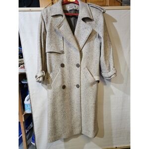 Vintage Jack set wool belted womens trench